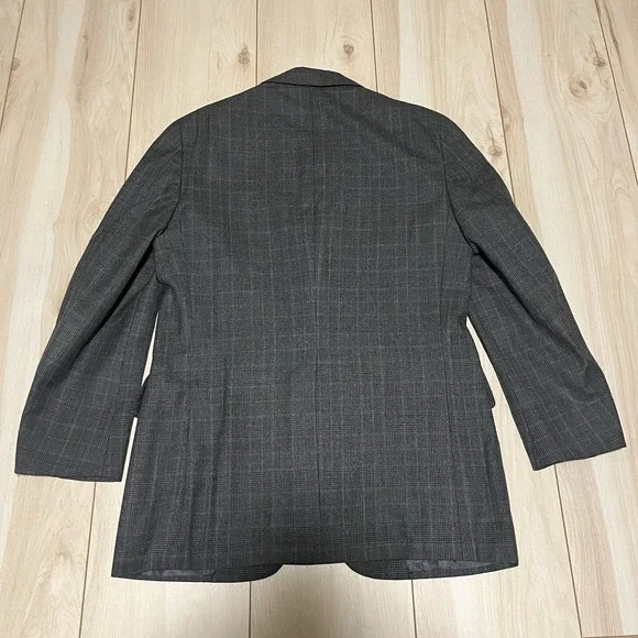 Brooks Brothers Vintage Unlined Sportscoat Blazer 2 Buttons Gray Mens Size 40R